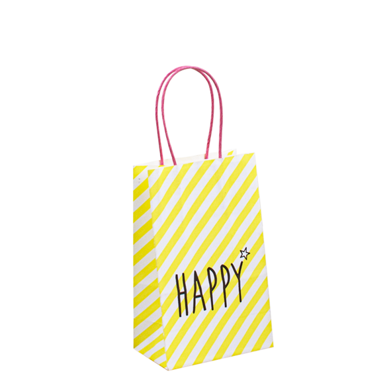 Handpapier zak papier kraft tas papieren tas cadeau met bolsa\'s aangepaste afdruk papieren zak