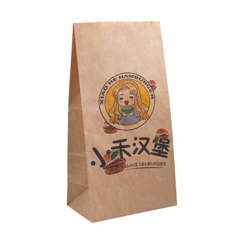 Embossing Kraft Paper Packing Bags Food Grade Materiaal Uncoated voering